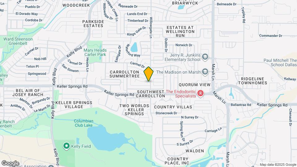 2626 Fallcreek Dr Map and Location Details
