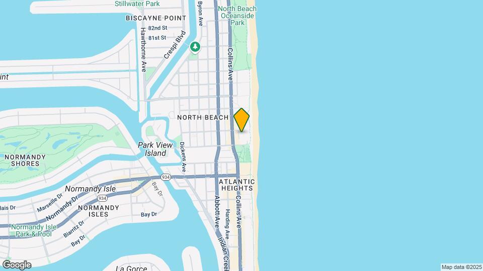 7330 Ocean Ter, Unit 21-C Map and Location Details