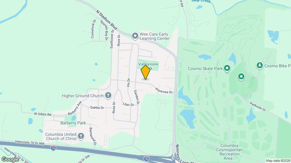 2305 Primrose Dr Map and Location Details