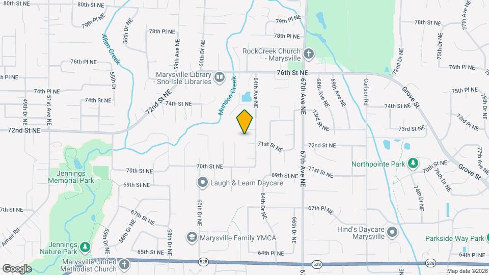 6317 71st St NE Map and Location Details