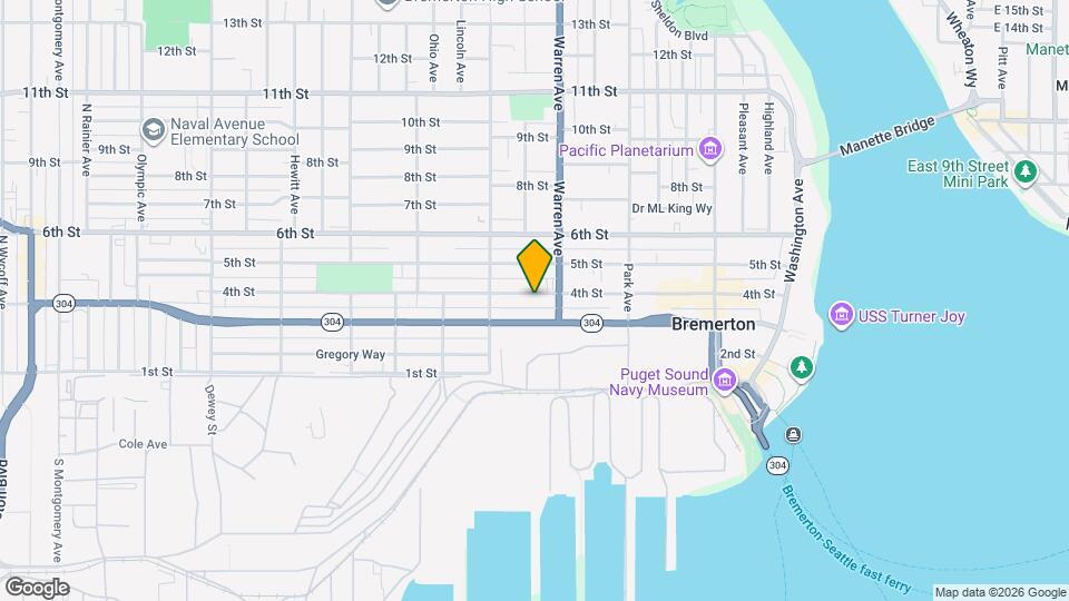 1017 4th St Map and Location Details