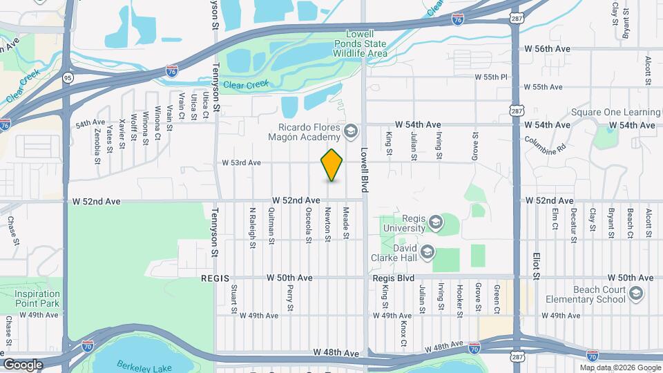 5230 Newton St Map and Location Details