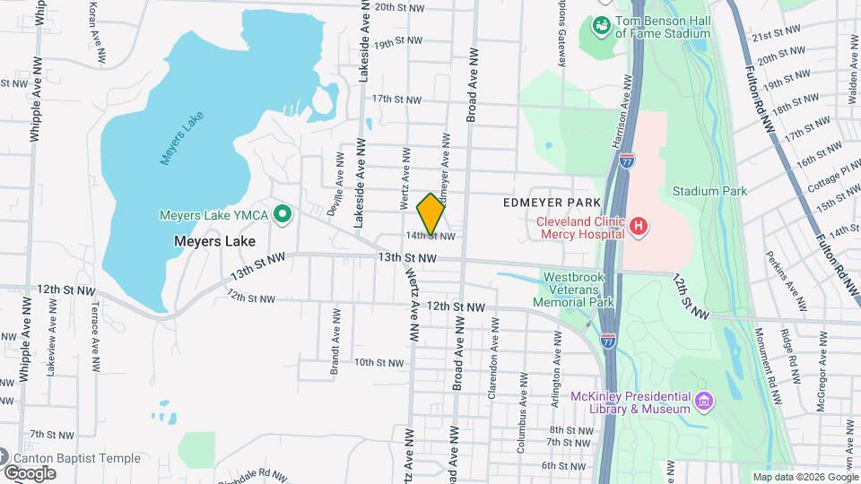 2910 14th St NW Map and Location Details