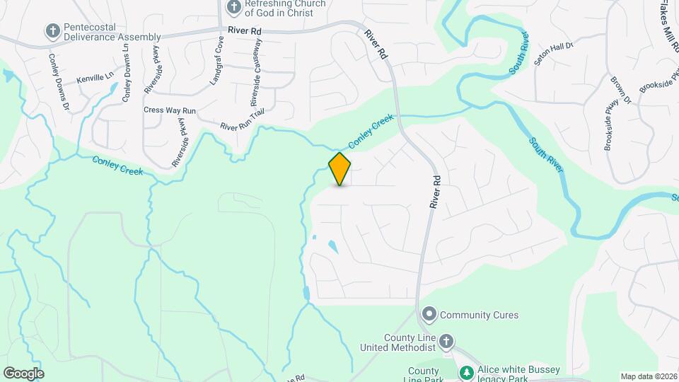 3407 Riverview Chase Way Map and Location Details