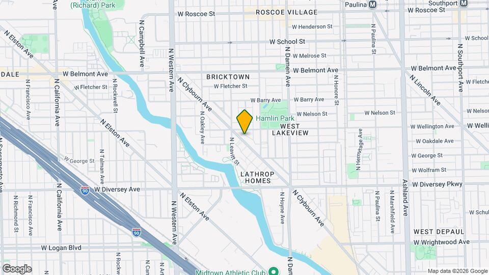 2951 N Clybourn Ave, Unit 307 Mapa y Detalles de la Ubicación