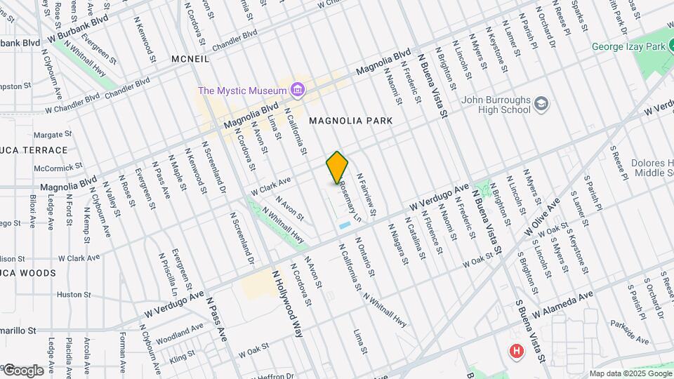 617 N Rosemary Ln, Unit 617 Map and Location Details