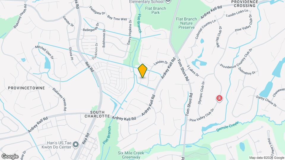 6627 Flat Creek Dr Mapa y Detalles de la Ubicación