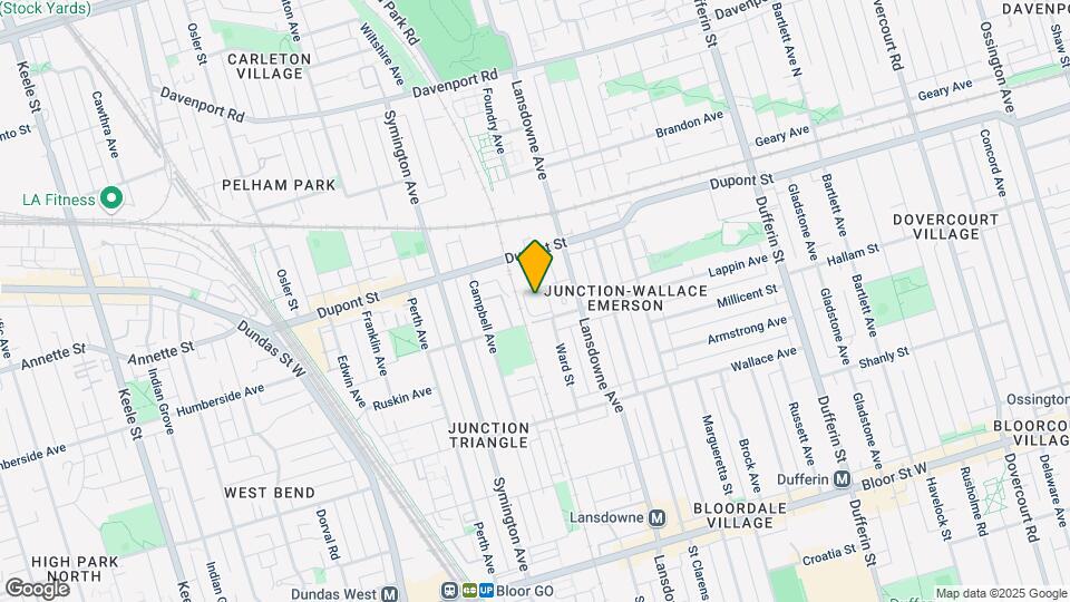 812 Lansdowne Av Map and Location Details