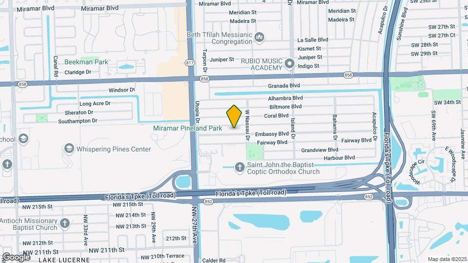 7829 Embassy Blvd Map and Location Details
