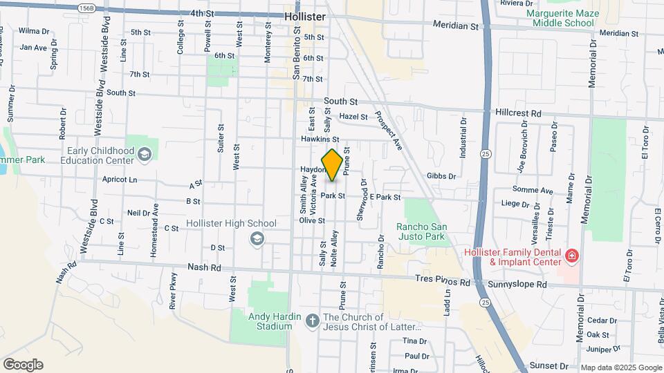 1027 Sally St Map and Location Details