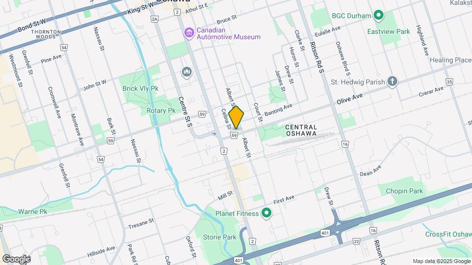 38 Olive Ave Map and Location Details