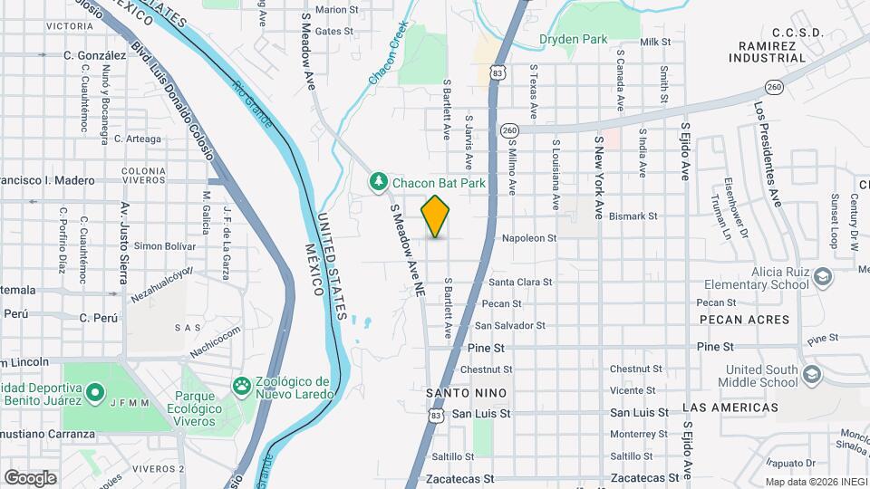 2103 Napoleon St Map and Location Details