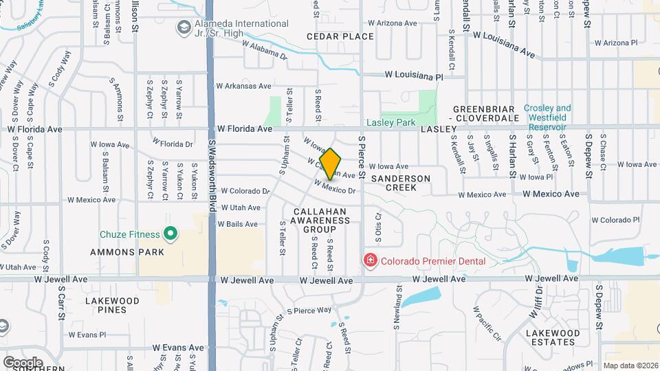 6995 W Mexico Dr Map and Location Details