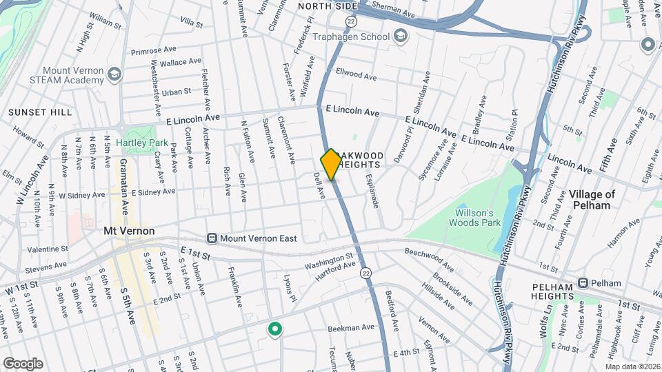 112 N Columbus Ave Map and Location Details