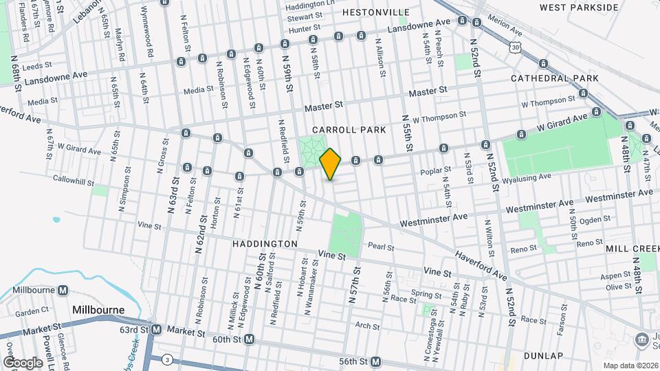 530 N 58th St Map and Location Details