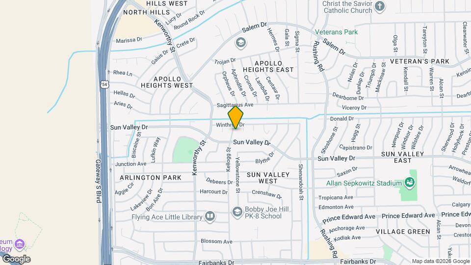 10370 Kellogg St Map and Location Details