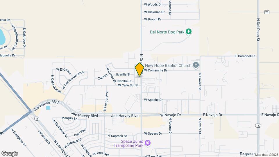 4023 N Grimes St Map and Location Details