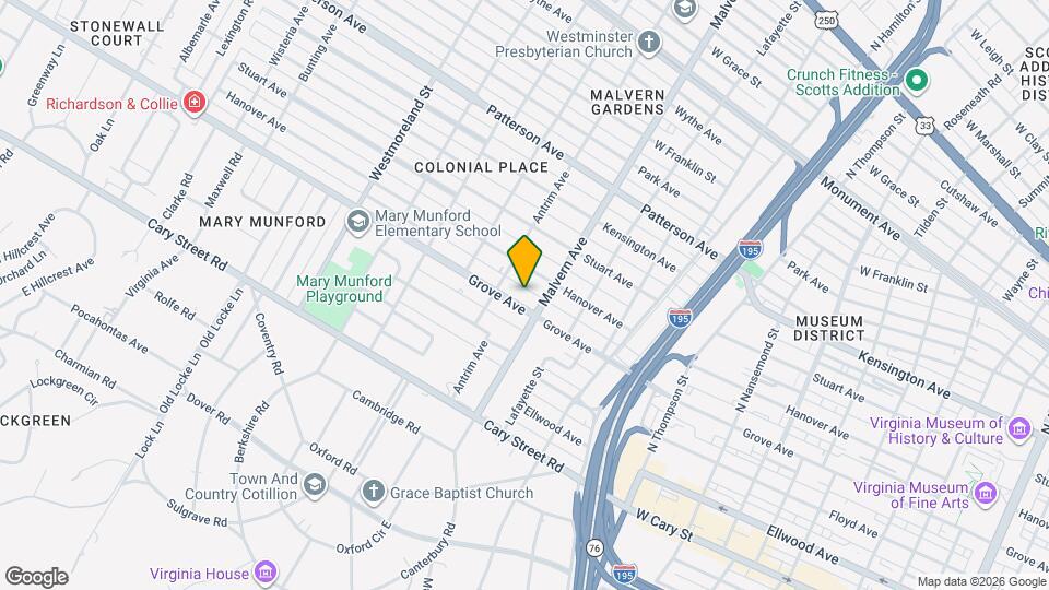 4106 Grove Ave Map and Location Details