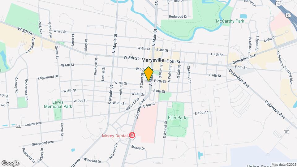 311-1/2 S Main St Mapa y Detalles de la Ubicación