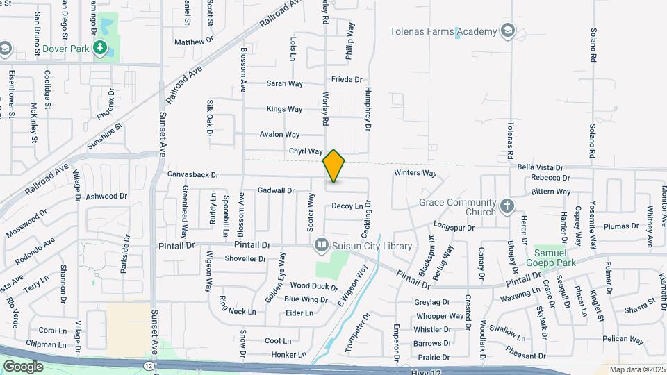 604 Tule Goose Dr Map and Location Details