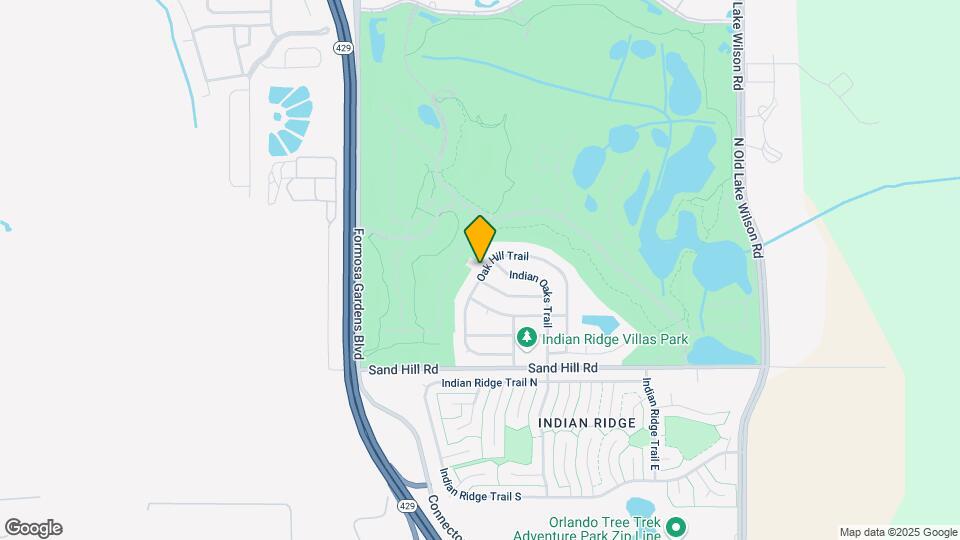 1589 Oak Hill Trail Map and Location Details