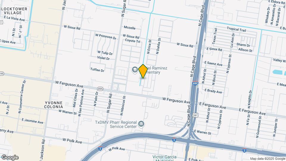 2205 N Erica St Map and Location Details