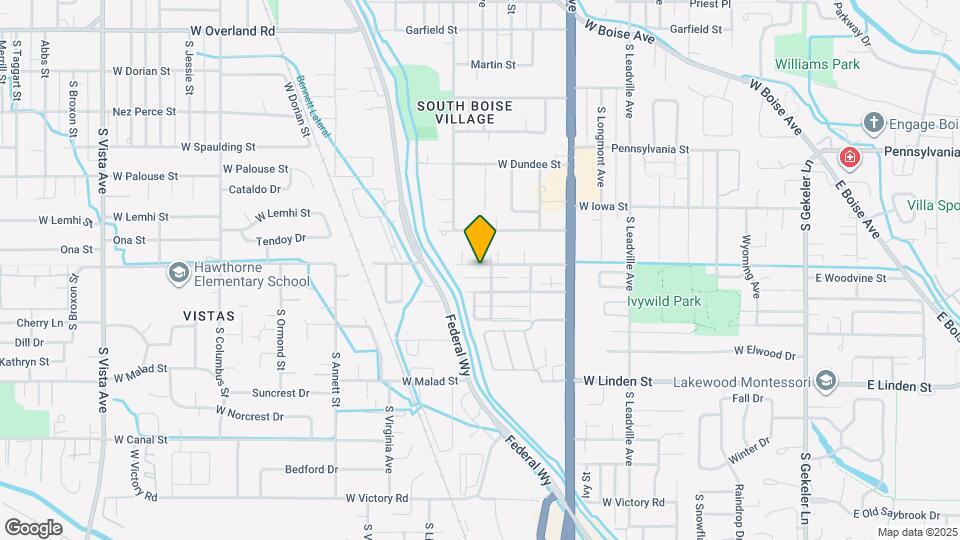 1305 W Targee St Map and Location Details