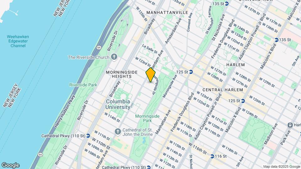 414 W 121st St Map and Location Details