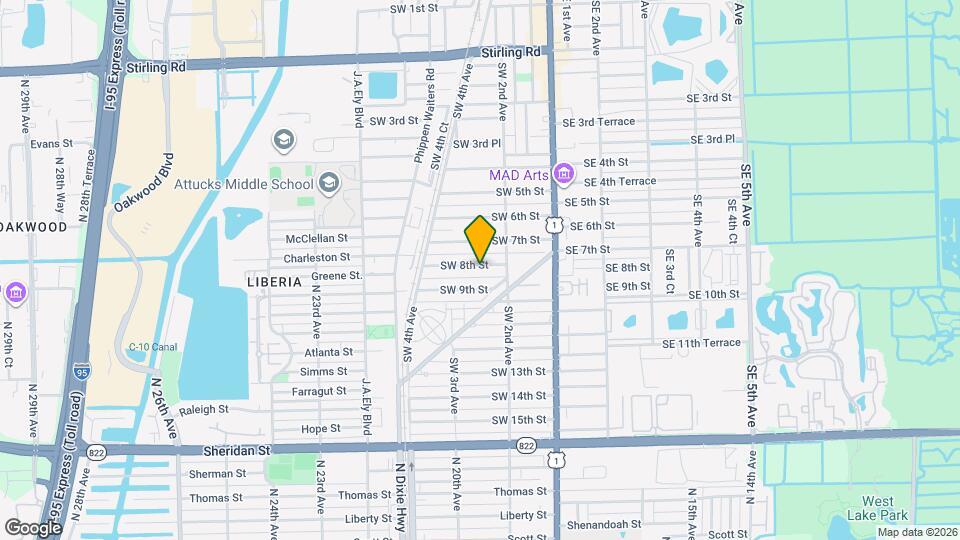 231 SW 8th St Map and Location Details