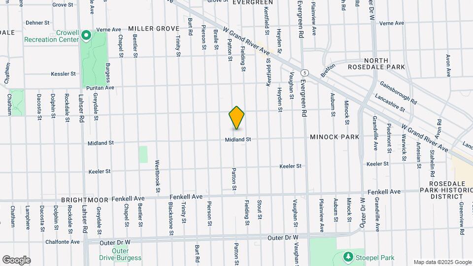 15716 Patton St Map and Location Details