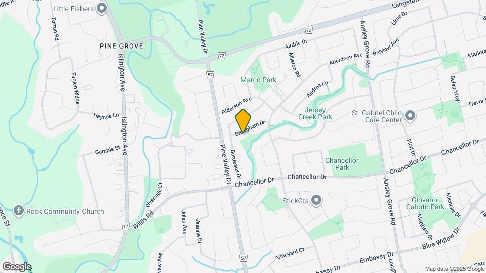71 Brougham Dr Map and Location Details