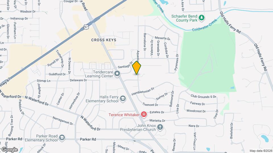 1805 Aqueduct Dr Map and Location Details