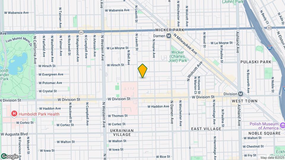 2144 W. Potomac Ave. Map and Location Details