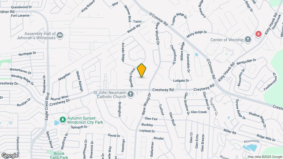 6734 Honeyridge Ln Map and Location Details