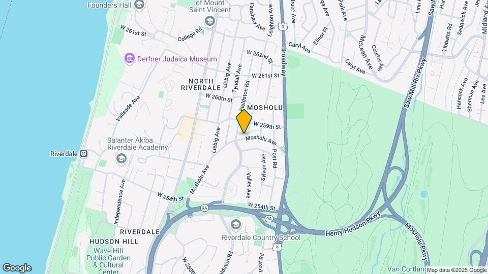 5715 Mosholu Ave Map and Location Details