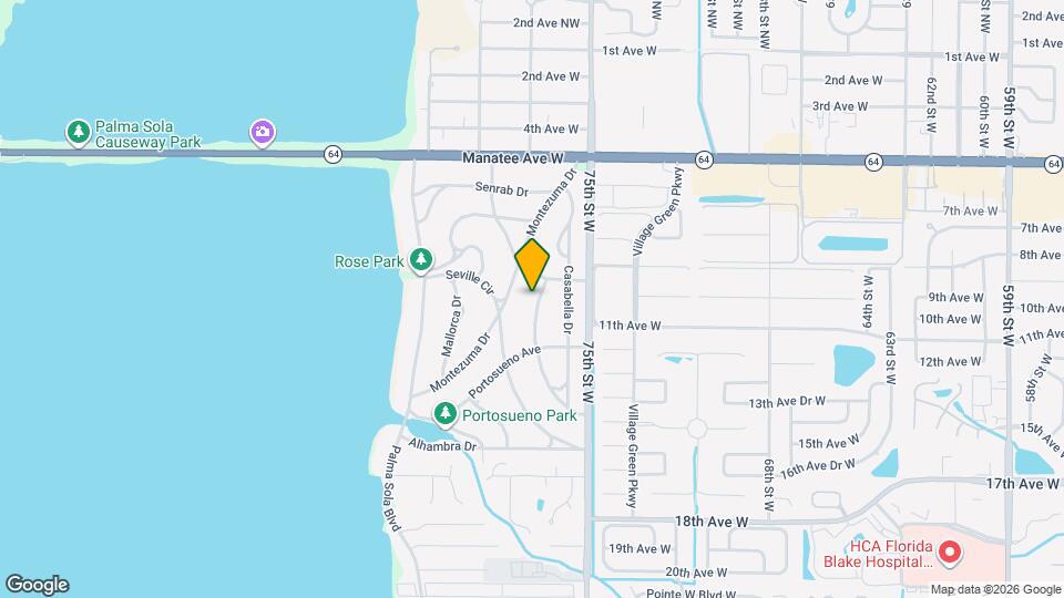 1008 Estremadura Dr Map and Location Details