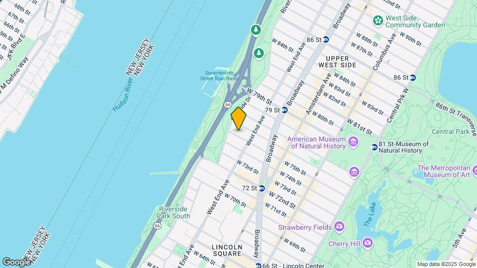 319 W 75th St Map and Location Details