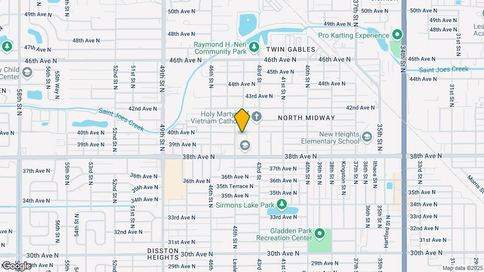 4450 40th Ave N Map and Location Details