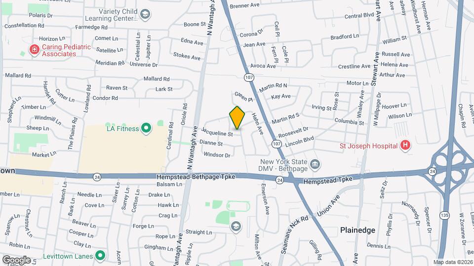 3918 Berger Ave Map and Location Details