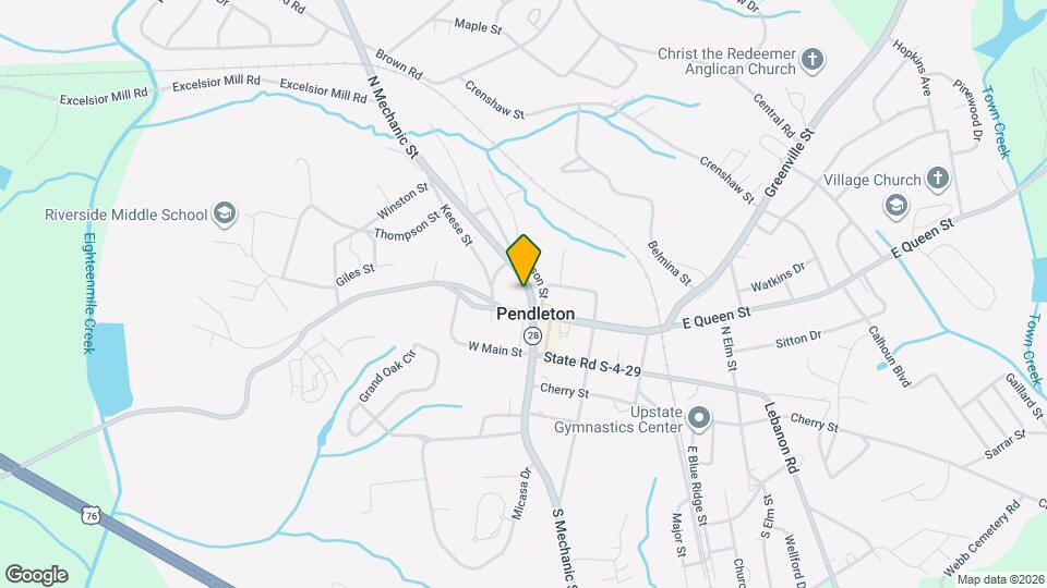 116 Pendleton Place Way Map and Location Details