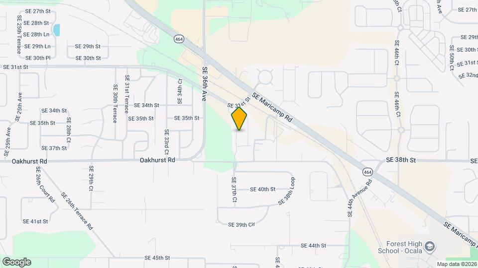 3589 SE 37th Ct Map and Location Details