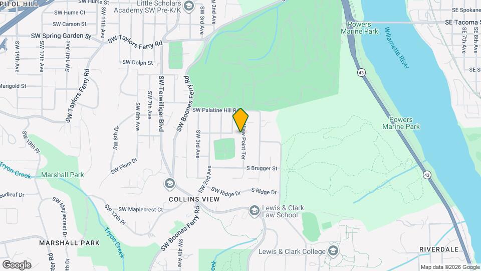 9305 SW View Point Ter Map and Location Details