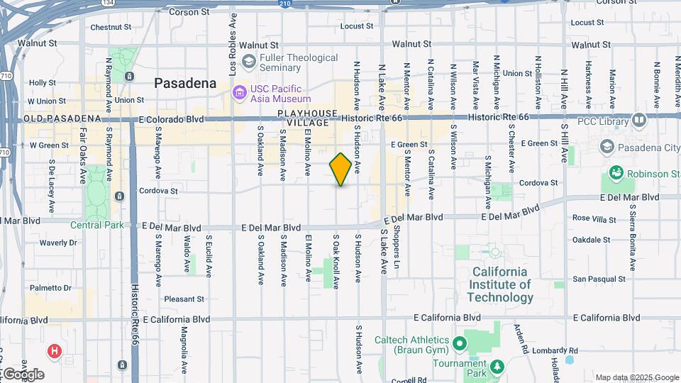 210 S Oak Knoll Ave Map and Location Details