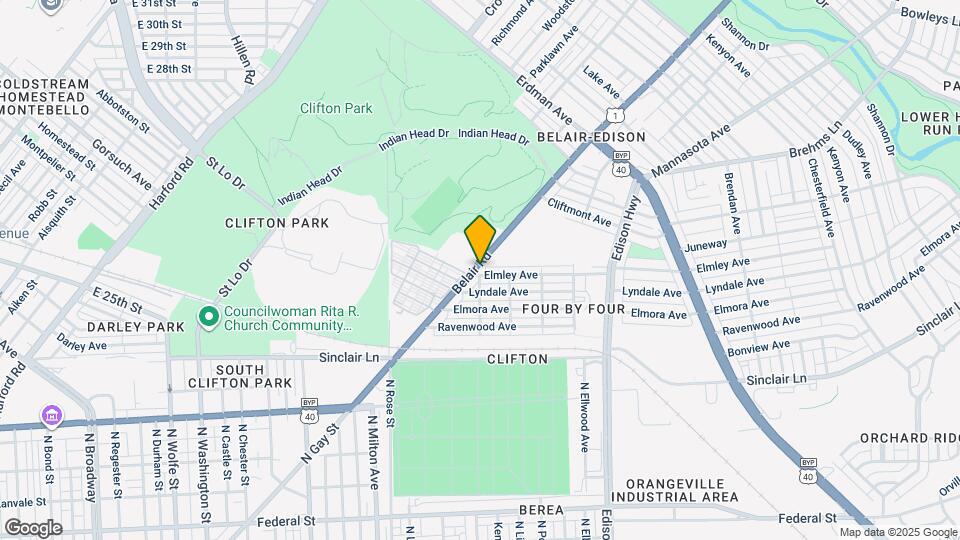 2305 Belair Rd Map and Location Details