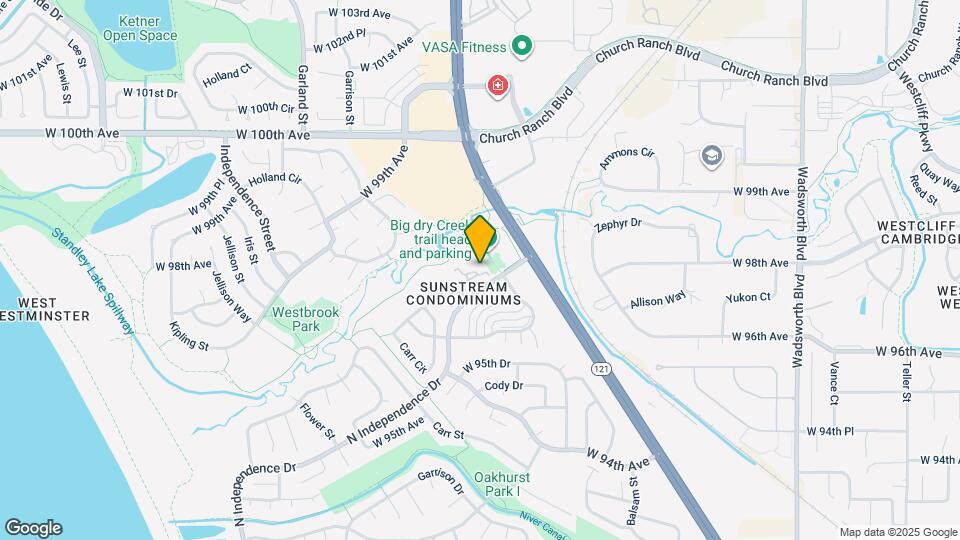 9623 N Independence Dr Map and Location Details