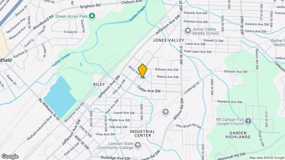 3332 Walnut Ave SW Map and Location Details