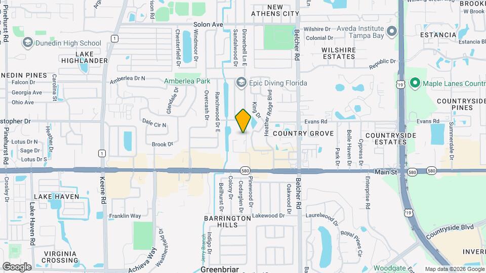 1126 King Arthur Ct Mapa y Detalles de la Ubicación