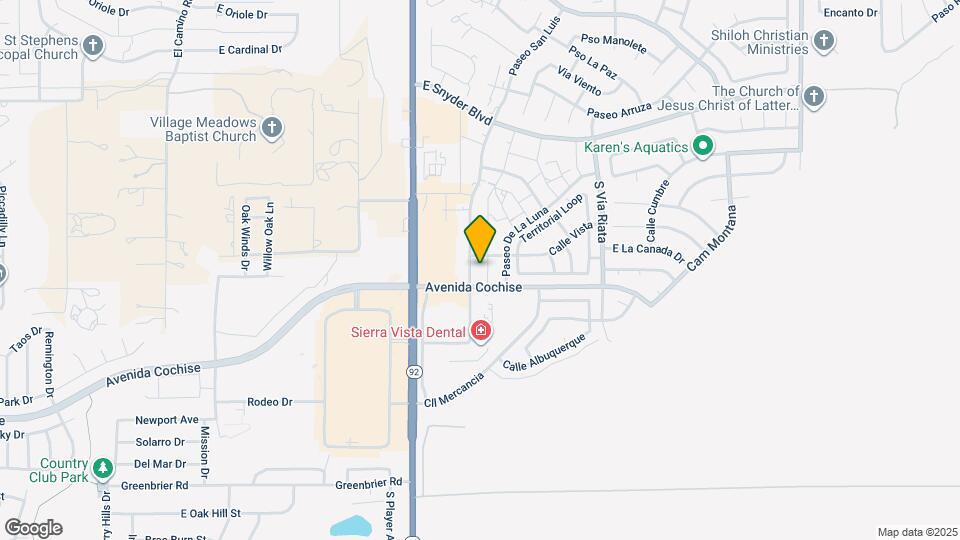 4225 Calle Barona Map and Location Details