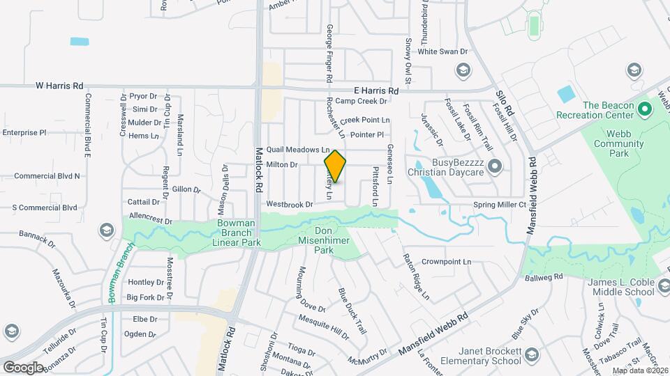 7703 Kittery Ln Mapa y Detalles de la Ubicación