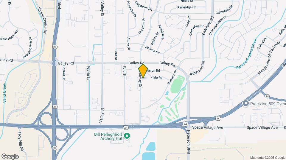 845 Hathaway Dr Map and Location Details